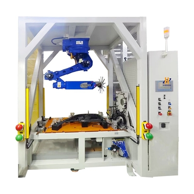 Otomobil Kapı Panel Montajı için Clip Besleme Precise Single 6 Axis Robot Clip Ekleme Sistemi