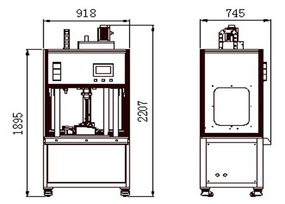 Çift Servo Döner Sürtünmeli Kaynak Makinası Elektronik Spiral Kaynak Makinası