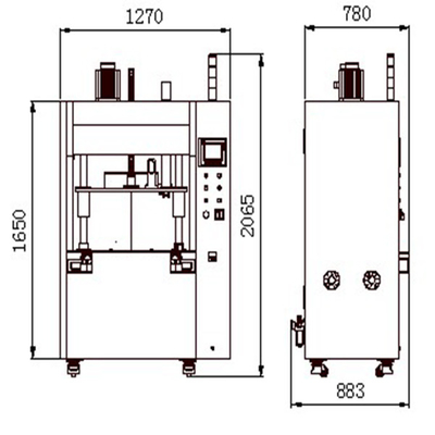 Standart 6540 Spiral Kaynak Makinesi Servo Pnömatik Punta Kaynak Makinesi