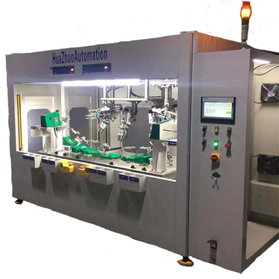 Servo Ultrasonik Plastik Nokta Kaynakçı Çok Kafa PLC Ultra Sonik Kaynakçı Tamponu