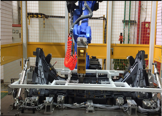 Araba Grille için 6mm / S Robotik Kaynak Sistemleri PLC Otomatik Alüminyum