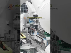 Otomotiv parçaları montajı için çift robotlı klip ekleme hücresi