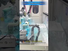 Otomotiv Dekorasyon Kaplama Lini, Robotik Yapıştırma, Fırın Etkinleştirme ve Sıcak Baskı Laminasyonu