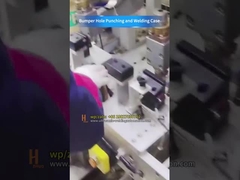 Otomotiv tamponları için otomatik yumruklama ve kaynak uygulaması