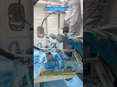 Otomotiv iç bileşenleri için ön laminasyon işlemi olarak otomatik yapıştırıcı püskürtme