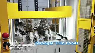 Dikişli Otomotiv Trimleri için Sıcak Pres Laminasyon Makinesi